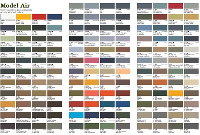 Vallejo Model Air Acrylic Paint Series 17ml