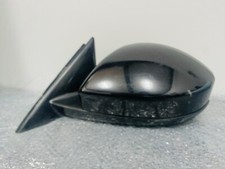 RANGE ROVER EVOQUE L538 PASSENGER LEFT ELECTRIC POWERFOLD WING MIRROR BLACK LAND