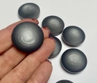 4 Vintage Chunky Grey Shank Buttons 26mm B14-4 AUSSIE SELLER