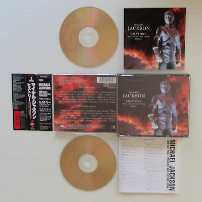 Michael Jackson CD Off The Wall Thriller Bad Dangerous History set