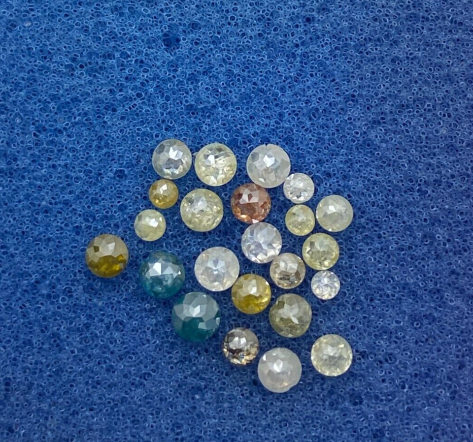 round diamond lot natural diamond mix color lot fancy diamond lot 1 ...
