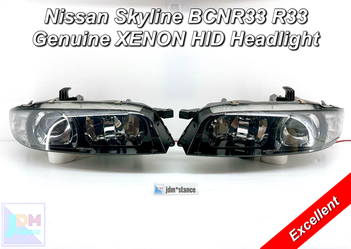 JDM Nissan Skyline BCNR33 R33 GT-R Genuine XENON HID Projector