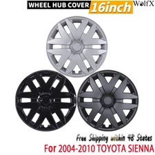 4Pcs/1Pc 16" Wheel Rim Cover Hubcaps for 2004-2010 TOYOTA SIENNA Snap-On 