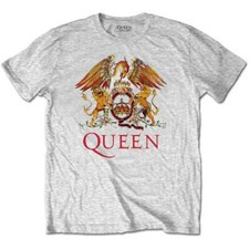 Image of Queen Kids T-Shirt Classic Crest Logo Official Product Ages 3-13yrs Free Postage