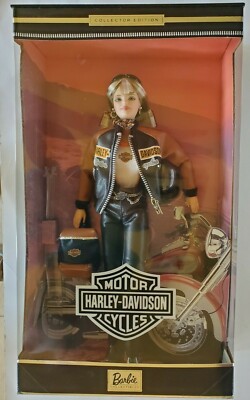 Harley Davidson Barbie Collectible Doll #4  1999 NRFB #25637 COA Vintage