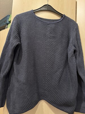 Cecil lässiger Strickpullover Gr. XL blau