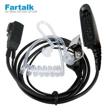 Air Acoustic Tube Earpiece Headset Mic for Motorola GP328 GP338 GP340 GP380 
