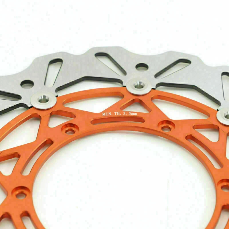 Rotor de disco de freno delantero de gran tamaño 320 mm para EXC SXS SX EXC-F XCW XC-F SXF 125-690 Foto 3 de 4