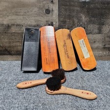 Wooden Handle Shoe Shiner Cleaning Brushes Horsehair  Other Lot