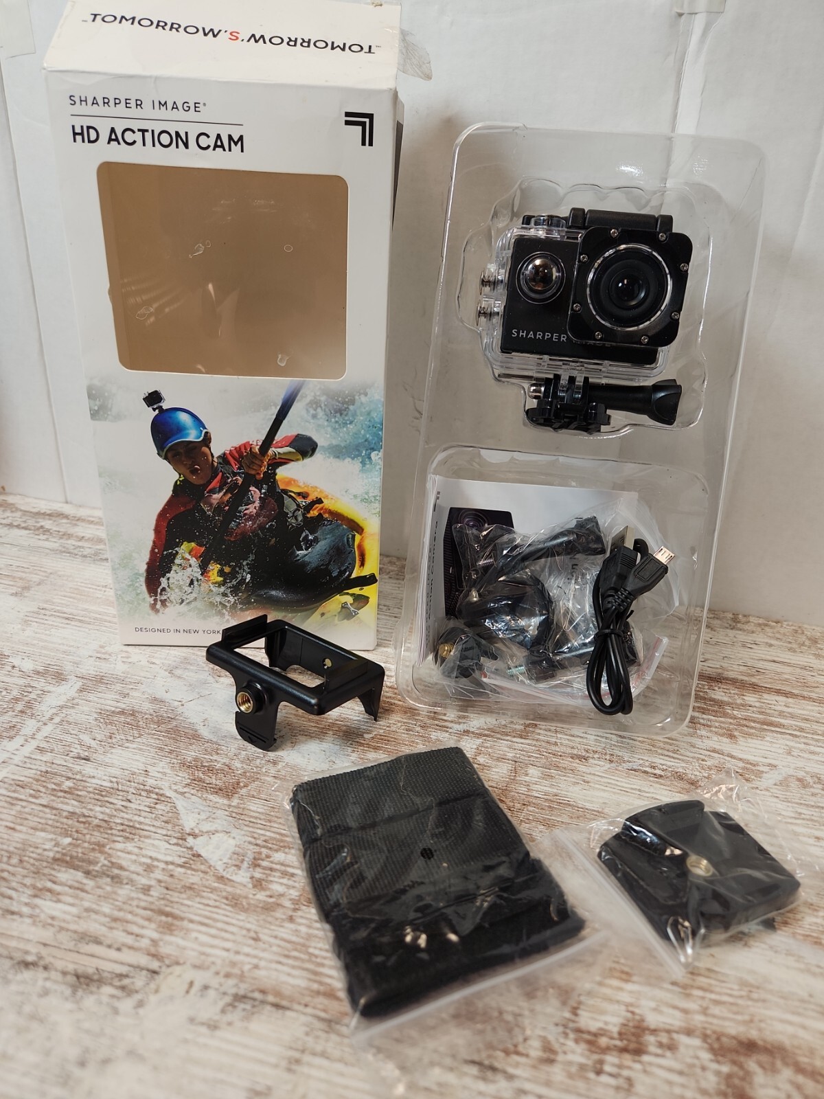 Sharper Image HD 720p Action Cam SVC898BK Black Camera Portable