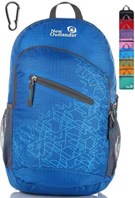 Outlander Packable Handy Lightweight Travel Hiking Backpack 20L Dark Blue