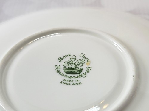 Pink Flower Hammersley England Cup and Saucer Bone China Vintage Tea Cup - 第 8/8 張圖片