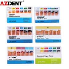 AZDENT Dental Gutta Percha Points/Absorbent Paper Points Endodontic Root Canal