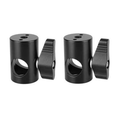 2Pcs CAMVATE 16mm Light Stand Head Adapter with 1/4'' Female Thread for Boom Arm