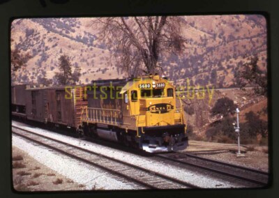 ATSF Santa Fe EMD SD45 Locomotive #5680 - Duplicate 35mm Railroad Slide ...