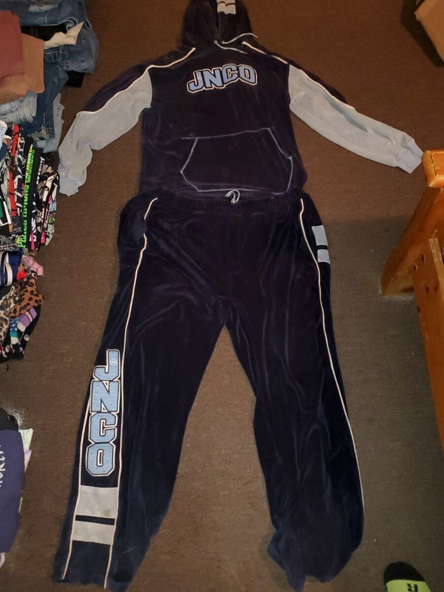 Jnco Track Suit L Top XXL Bottom Adjustable DrawstringRare Jnco Track Suit L Top XXL Bottom Adjustable DrawstringRare