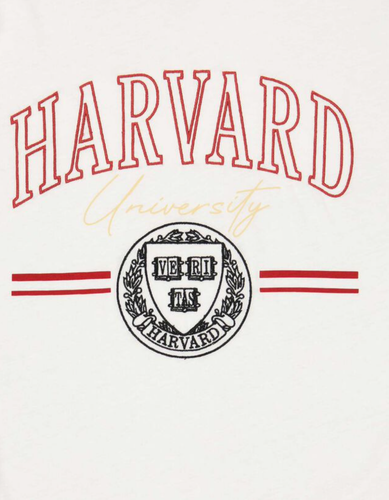 Damen Harvard University T-Shirt Shirt Veritas weiß - Gr. M, L, XL A2 - Picture 2 of 3
