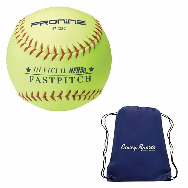 ProNine Softballs 12 inch Fastpitch High School Balls (MultiPacks