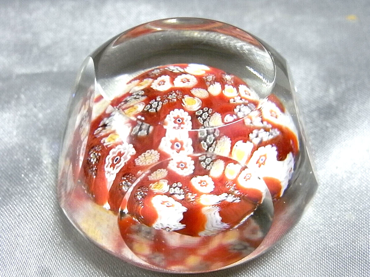 Presse-papier Boule En Verre Transparent Avec Bulles - Diamètre 8cm - 924g