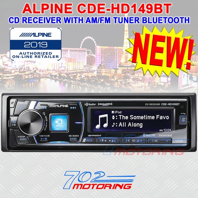 alpine single din bluetooth head unit