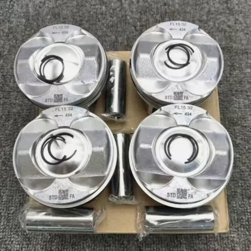 4x STD Piston & Ring Kit For 2018+ Land Rover 2.0T AJ200 Turbo Gas* - Foto 2 di 8