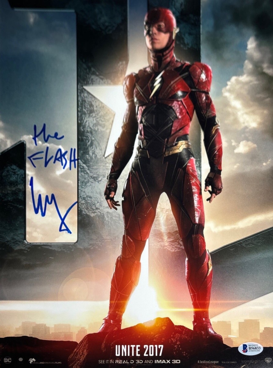 エズラ・ミラー  直筆サイン入りフォト ザ・フラッシュ Ezra Miller エズラ・ミラー直筆サイン入り2Lサイズ写真…ザフラッシュ…Ezra