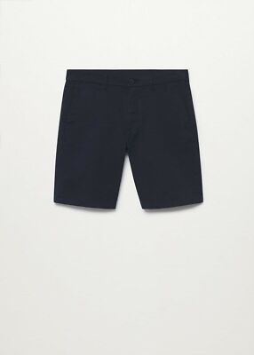 Neu mit Etikett Mango Herren Chino Bermuda Shorts Größe 36