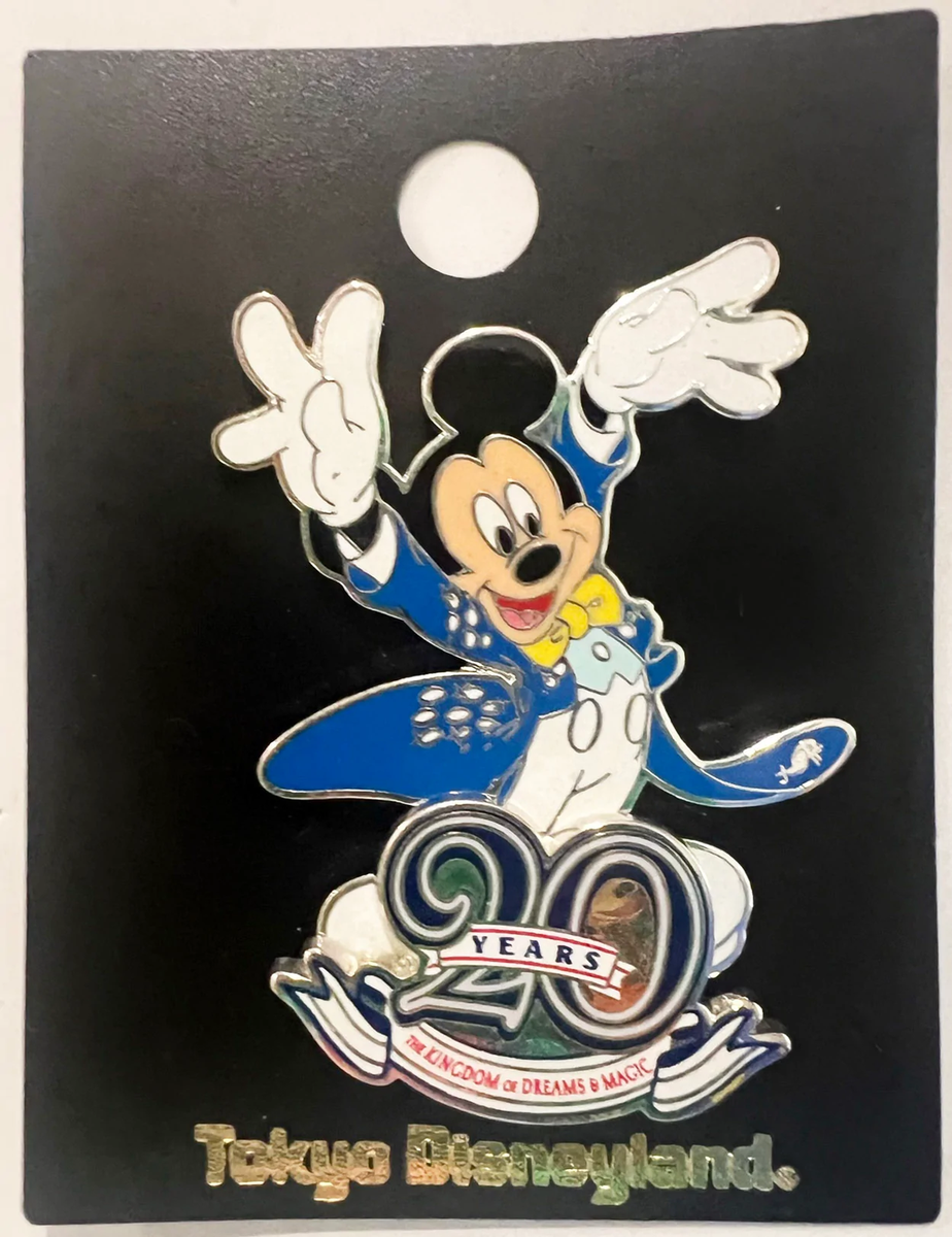 Mickey Mouse 20 Years Japan Tokyo Disneyland Disney Pin C03 | eBay
