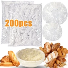 SEPGLITTER 200pcs Reusable Bowl Covers for Bread Proofing 8/10 Inch Elastic S...