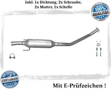 Mittelschalldämpfer für Toyota Corolla (E12) 1.4 1.6 Bj.04-07 Auspuff Dichtung