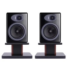 Pair Desktop Speaker Stand Studio Monitor Mount 6" High Tabletop 15kg Load