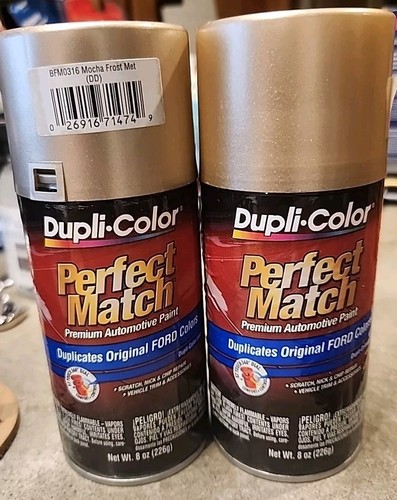 Duplicolor BFM0316, Perfect Match 8oz Ford Metallic Mocha Frost 2 Cans NEW