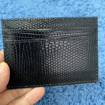 GENUINE  Lizard LEATHER SKIN CREDIT CARD HOLDER/ WALLET CARD HOLDER FOR MEN