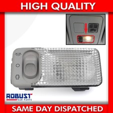 INDOOR OVERHEAD ROOF LIGHT LAMP WITH BULB FOR PEUGEOT CITROEN 6362P3 (BEIGE)