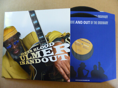 JAMES ''BLOOD'' ULMER signed Autogramm signiert ''INANDOUT'' Vinyl Schallplatte LP