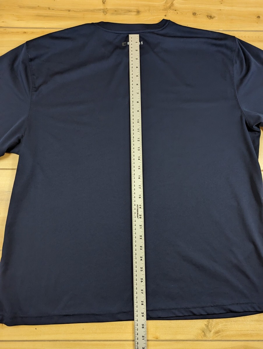 AND1 Basketball Shirt Men's Sx 2X Navy Blue Short Sleeve