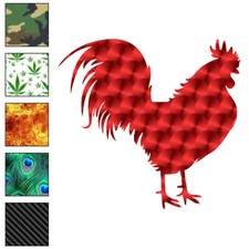 Rooster Chicken Poultry, Vinyl Decal Sticker, 40 Patterns  3 Sizes, 6093