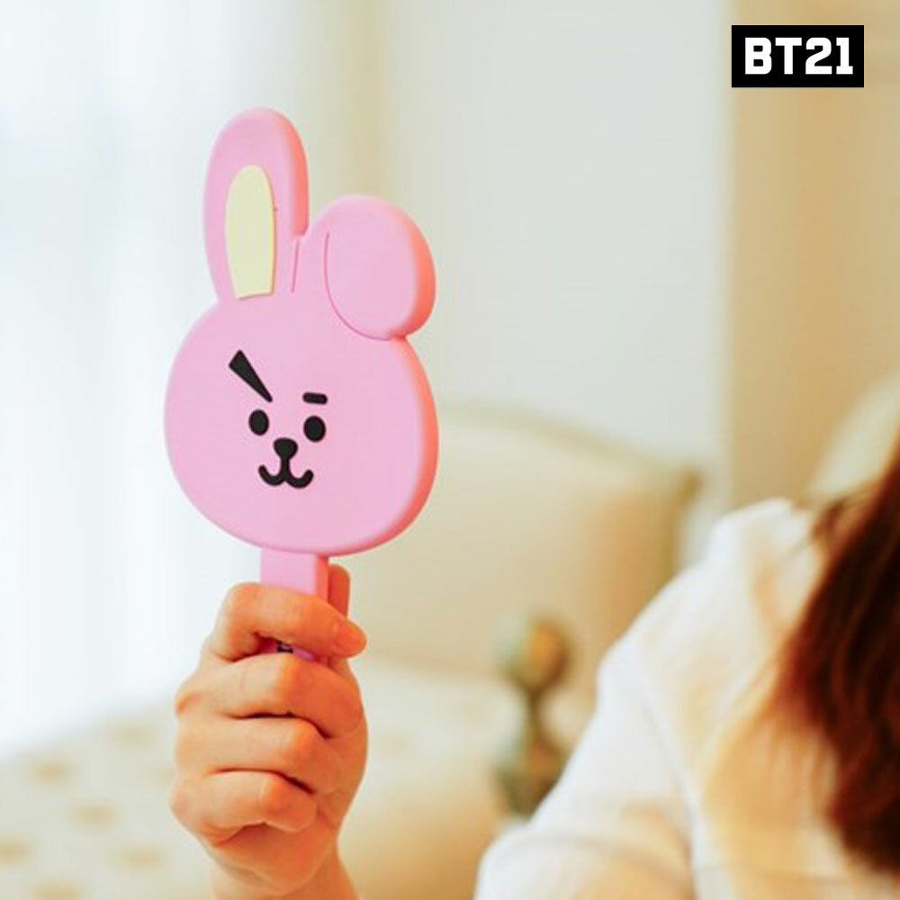 防弾少年団 BTS OFFICIAL MIRROR 2014年 公式グッズ BTS BT21 Official Authentic Goods Silicone Hand Mirror 7Characters