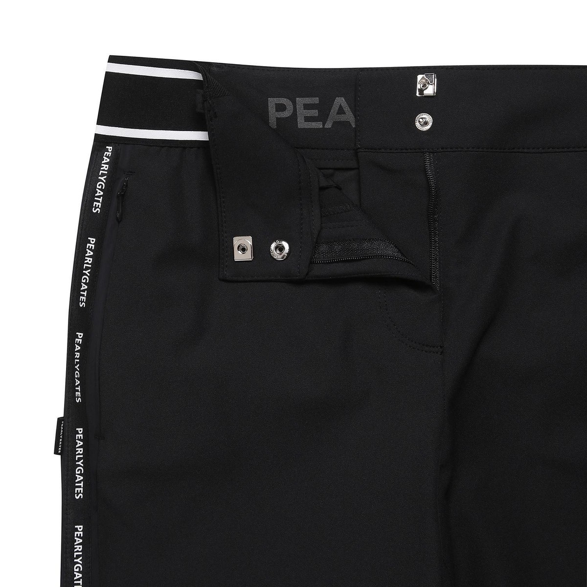 【PEARLY GATES】 Women's Smile Webbing Lettering Two Way Genuine PEARLY GATES GOLF Womens Smile Logo Line Pants | eBay