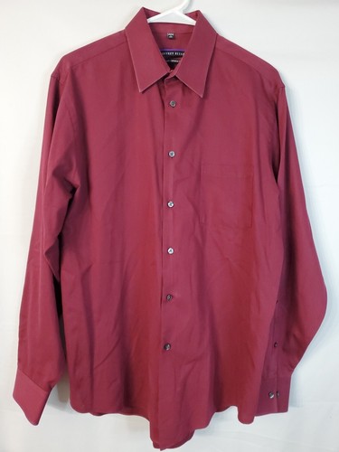 Vintage Geoffrey Beene Button Up Shirt Men's Size XL Wrinkle Free Classic Fit - Picture 2 of 11