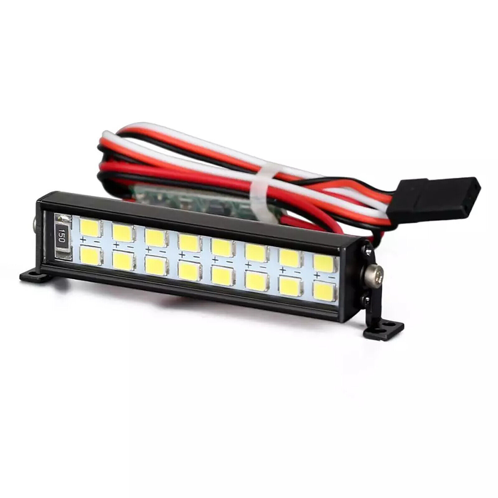 Dual-Row LED Light Bar Dachleuchte für 1/10 RC Crawler Axial SCX10 D90 TRX4 Auto