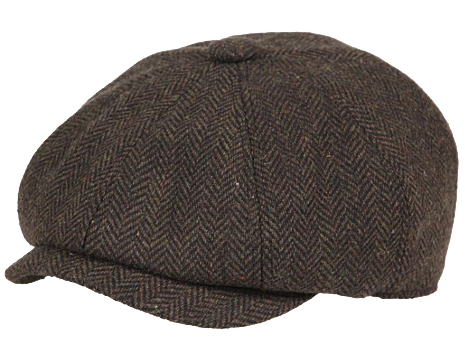 Kids Boys Peaked Cap 4 5 6 7 8 9 Years Slider Hat Flat Dark Brown B...