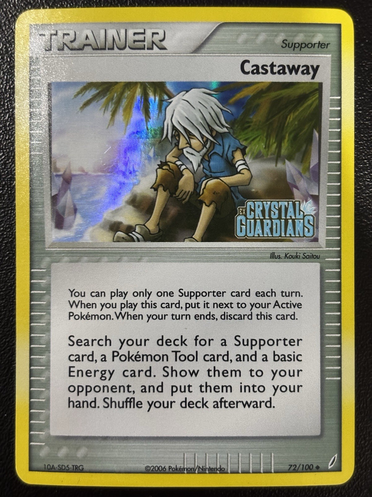 Castaway 72/100 Crystal Guardians Reverse Holo DMG