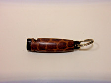 VINTAGE WOODEN WHISTLE KEYCHAIN