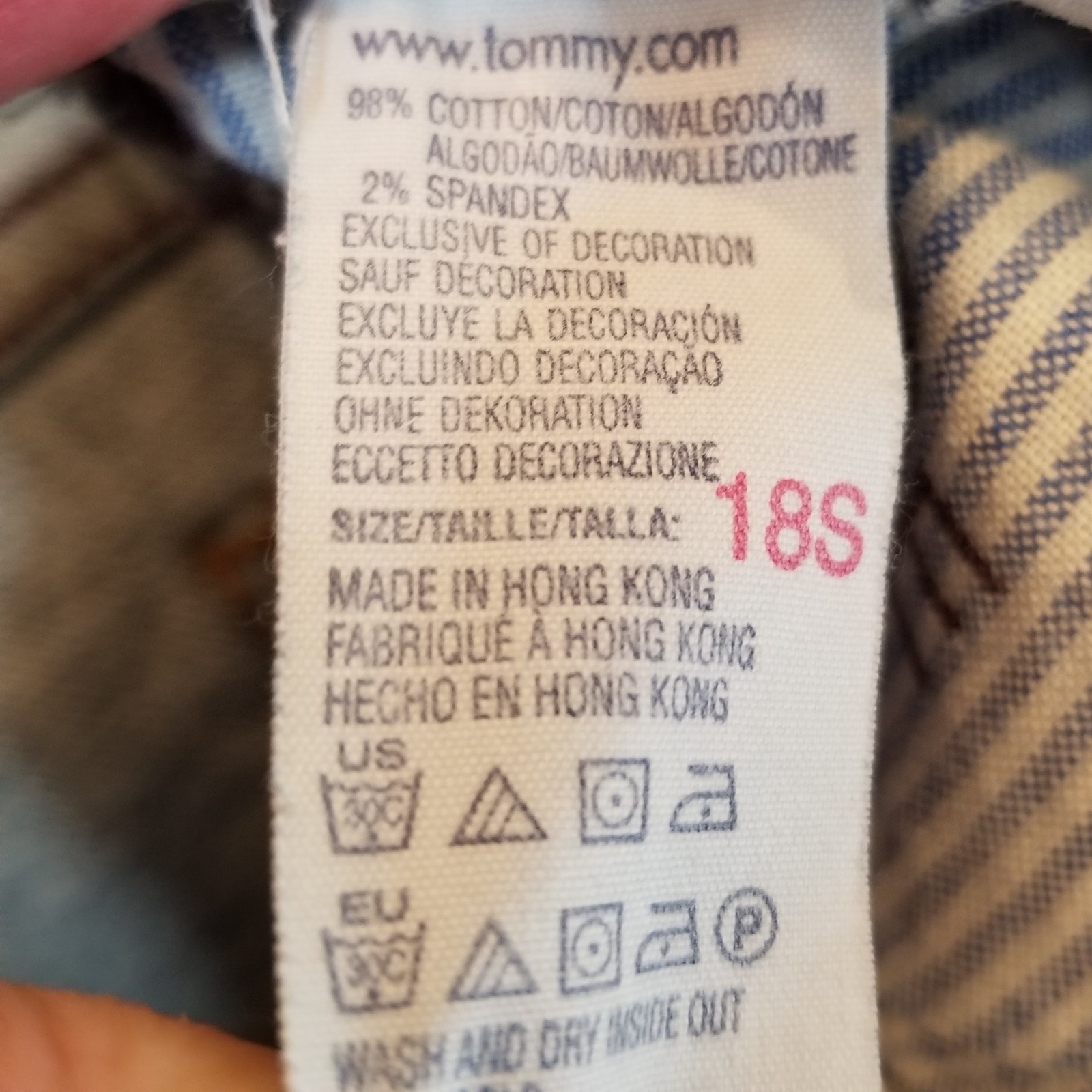 Tommy Hilfiger Jeans Women's Size 18 Bootcut Blue Denim Medium Wash 38x30 thumbnail 10