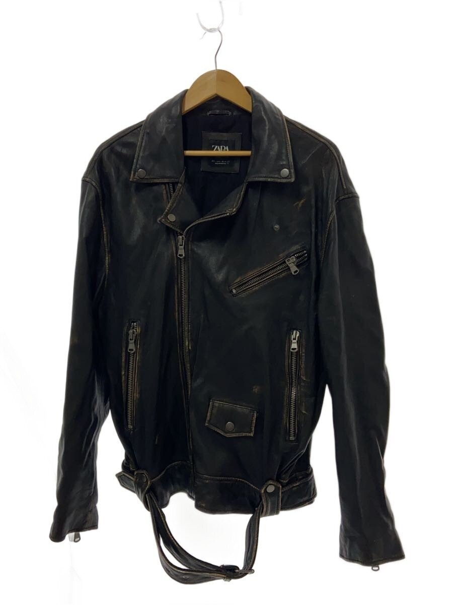 Zara Double Riders Jacket/Xl/Sheep Leather/Blk 3567