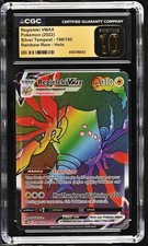 Regieleki VMAX 198/195 Rainbow Rare Holo F/A Silver Tempest 2022 CGC Pristine 10 on eBay