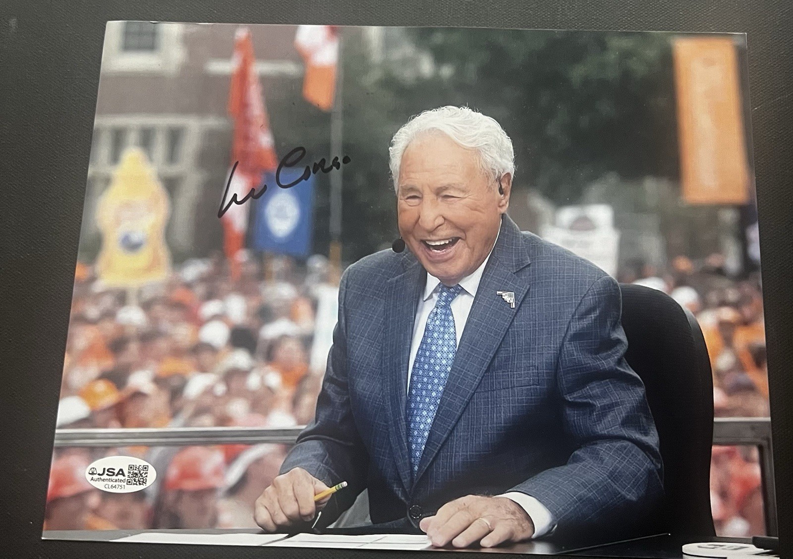 Lee Corso  signed autographed ESPN College Gameday 8x10 photo Jsa coa