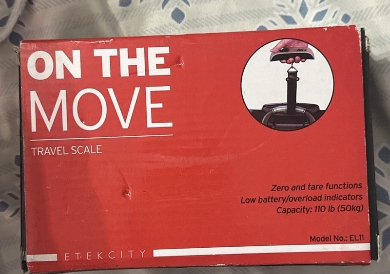 Travel Scale Etekcity EL-11 Digital Luggage ✈️