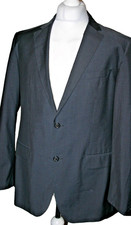 Hugo Boss Herren 130s Wool Suit Jacket -UK 42R EU 52- Grau - The James/Sharp2